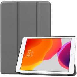 Mobigear Tri-Fold iPad 7 (2019) Hoes Bookcase - Grijs Mobigear Tri-Fold iPad 7 (2019) Hoes Bookcase - Grijs