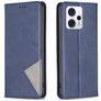 Mobigear Rhombus Slim Motorola Moto G13 Hoesje Bookcase - Blauw