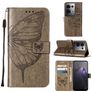 Mobigear Butterfly OPPO Reno 8 Pro 5G Hoesje Bookcase Portemonnee - Grijs