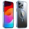 Valenta Trend iPhone 14 Pro MagSafe Hoesje Hardcase Backcover - Transparant / Blauw