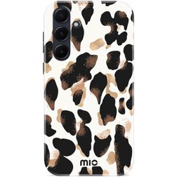 MIO Samsung Galaxy A55 MagSafe Hoesje Hardcase Backcover - Leopard