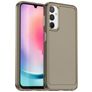Mobigear Crystal Samsung Galaxy A24 Hoesje Hardcase Backcover Shockproof - Grijs