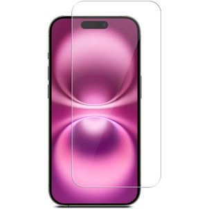 Mobigear iPhone 16 Glazen Screenprotector - Case Friendly