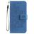 Mobigear Flowers OPPO A54 5G Hoesje Bookcase Portemonnee - Blauw