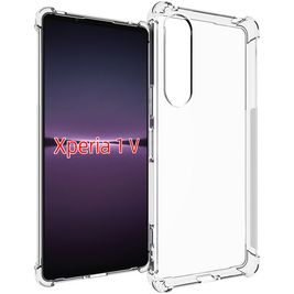 Mobigear Basics Doorzichtig Sony Xperia 1 V Hoesje Flexibel TPU Backcover - Transparant