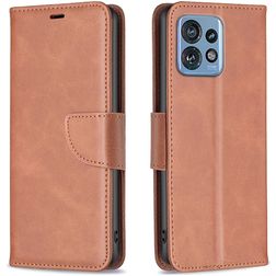 Mobigear Excellent Motorola Edge 40 Pro Hoesje Bookcase Portemonnee - Bruin