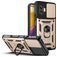 Mobigear Armor Ring Cam Slide POCO F4 GT Hoesje Hardcase Backcover Shockproof met Ringhouder en Camera Slider - Goud