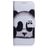 Mobigear Design Samsung Galaxy A71 Hoesje Bookcase Portemonnee - Panda