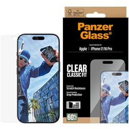 PanzerGlass Classic Fit iPhone 17 Glazen Screenprotector - Case Friendly