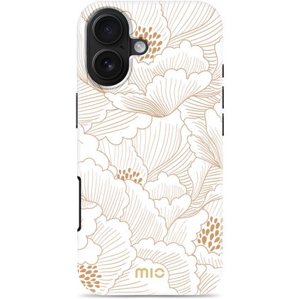 MIO iPhone 17 MagSafe Hoesje Hardcase Backcover - White Roses