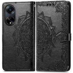 Mobigear Dreamcatcher OPPO A98 Hoesje Bookcase Portemonnee - Zwart
