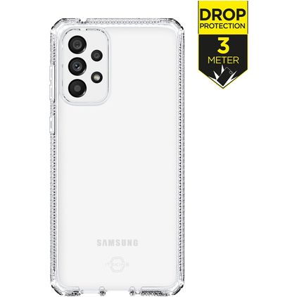ITSkins SpectrumClear Doorzichtig Samsung Galaxy A73 Hoesje Flexibel TPU Backcover Shockproof - Transparant