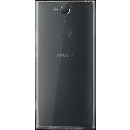 Mobigear Ultra Thin Doorzichtig Sony Xperia XA2 Plus Hoesje Flexibel TPU Extra Dun Backcover - Transparant