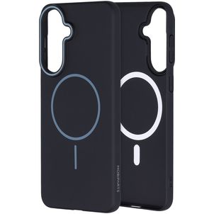 Mobiparts Slim Line Samsung Galaxy A57 MagSafe Hoesje Hardcase Backcover - Onyx Black