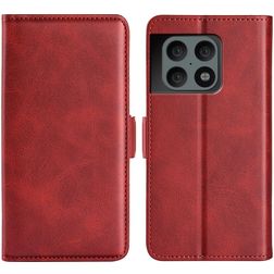 Mobigear Slim Magnet OnePlus 10 Pro Hoesje Bookcase Portemonnee - Rood