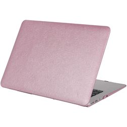 Mobigear Silk Texture MacBook Pro 15 Inch (2008-2012) Hoes Hardshell Laptopcover MacBook Case - Paars - Model A1260 / A1286