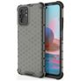 Mobigear Honeycomb Xiaomi Redmi Note 10 4G Hoesje Hardcase Backcover Shockproof - Zwart