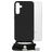 Mobilize Lanyard Gelly Samsung Galaxy S23 FE Flexibel TPU Hoesje met koord - Zwart