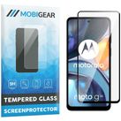 Mobigear Premium Motorola Moto G22 Glazen Screenprotector - Case Friendly - Zwart