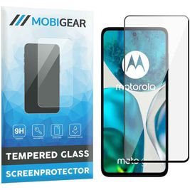 Mobigear Premium Motorola Moto G82 Glazen Screenprotector - Case Friendly - Zwart