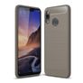 Mobigear Brushed Slim Huawei Nova 3 Hoesje Flexibel TPU Backcover - Grijs