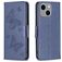 Mobigear Butterfly iPhone 15 Plus Hoesje Bookcase Portemonnee - Blauw