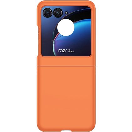 Mobigear Colors Motorola Razr 40 Ultra Hoesje Hardcase Backcover - Oranje