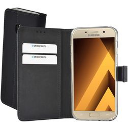 Mobiparts Premium Wallet Samsung Galaxy A3 (2017) Hoesje Bookcase Portemonnee - Zwart