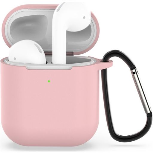 Mobigear Classic Apple AirPods 1 Hoesje Flexibel Siliconen - Roze