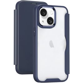 Mobigear Smart Fit iPhone 15 Plus Hoesje Hardcase Bookcase - Paars