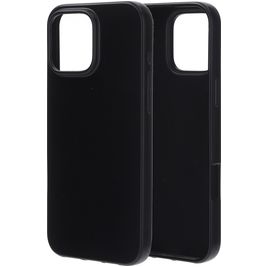 Mobiparts Classic iPhone 16 Pro Max Hoesje Flexibel TPU Backcover - Zwart
