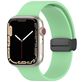 Mobigear Sport Mag Siliconen Apple Watch Bandje Magneetsluiting - 42/41/40/38 mm - Pastelgroen