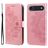 Mobigear Flowers iPhone Air Hoesje Bookcase Portemonnee - Roségoud