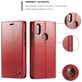 Caseme 003 Xiaomi Redmi 6 Pro Hoesje Bookcase Portemonnee - Rood