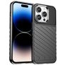 Mobigear Groove iPhone 15 Pro Max Hoesje Flexibel TPU Backcover - Zwart