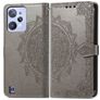 Mobigear Mandala Realme C31 Hoesje Bookcase Portemonnee - Grijs