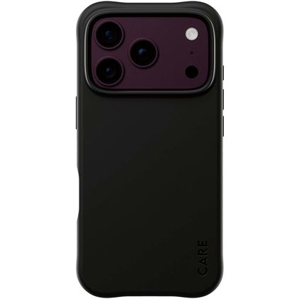 CARE by PanzerGlass Fashionable iPhone 18 Pro MagSafe Hoesje Flexibel TPU Backcover - Zwart