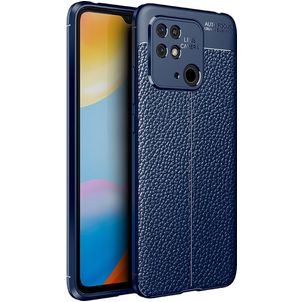 Mobigear Luxury Xiaomi Redmi 10C Hoesje Flexibel TPU Backcover - Blauw