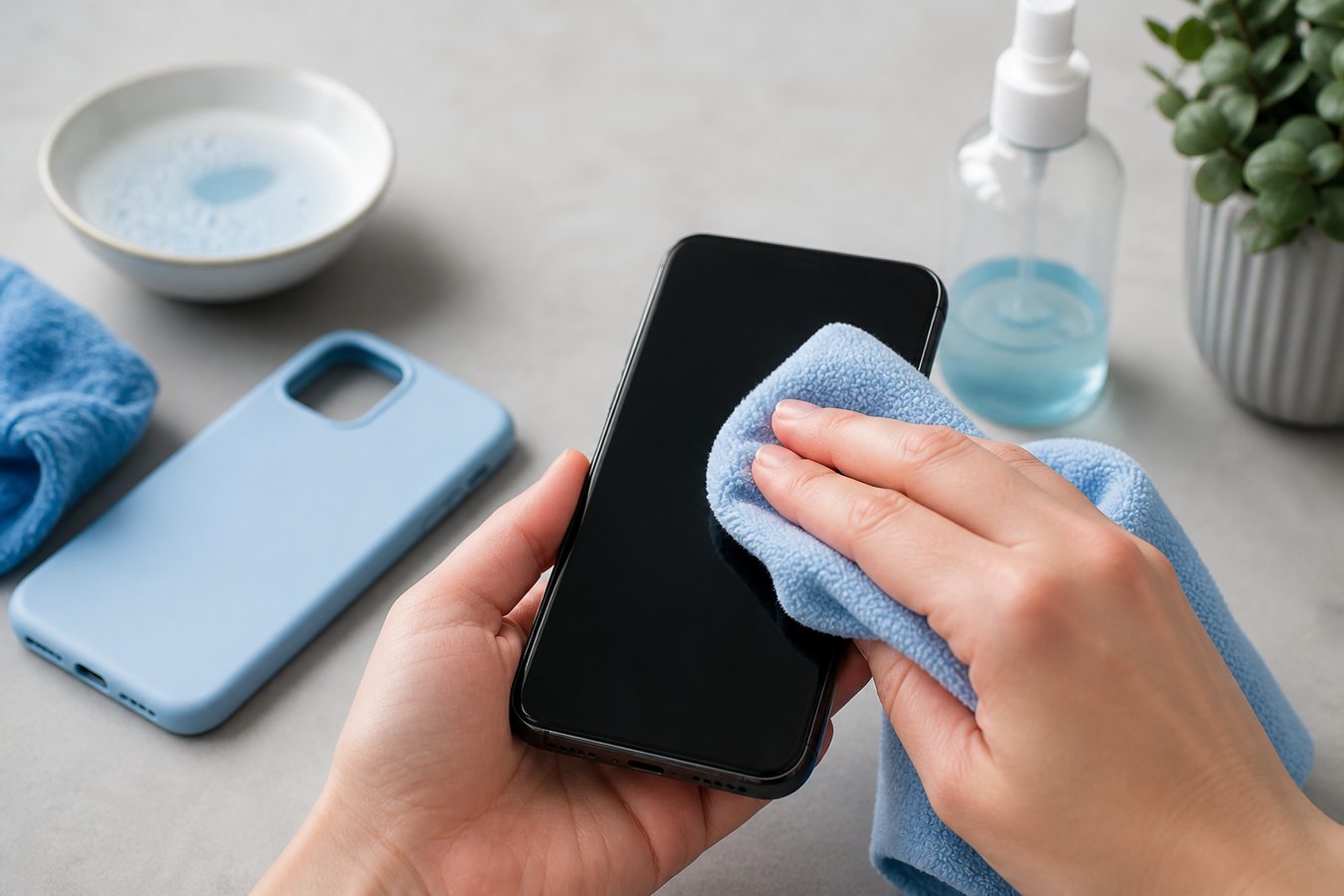 Telefoon & hoesje hygiënisch schoonmaken? - Zo doe je dat!