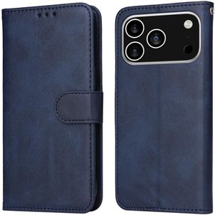 Mobigear Wallet iPhone 17 Pro Hoesje Bookcase Portemonnee - Blauw