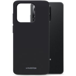 Mobilize Rubber Gelly Honor X5C Plus Hoesje Flexibel TPU Backcover - Zwart