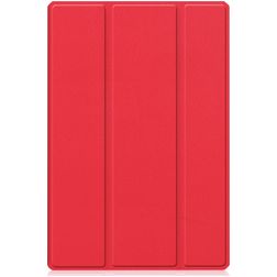 Mobigear Tri-Fold Gel Samsung Galaxy Tab A8 10.5 (2021) Hoes TPU,Kunstleer Bookcase - Rood