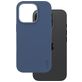 CARE by PanzerGlass Fashionable iPhone 16 Pro Siliconen MagSafe Hoesje Backcover - Blauw