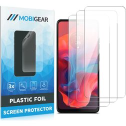 Mobigear Motorola Moto G04s Screenprotector Folie - Case Friendly (3-Pack)