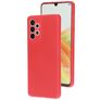 Mobiparts Samsung Galaxy A33 Siliconen Hoesje Backcover - Scarlet Red