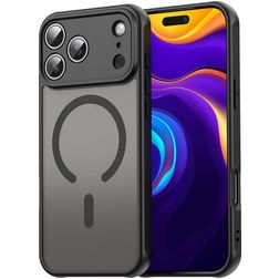 Mobigear Shockproof iPhone 18 Pro MagSafe Hoesje Hardcase Backcover - Zwart