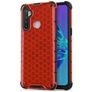 Mobigear Honeycomb Realme C3 Hoesje Hardcase Backcover Shockproof - Rood