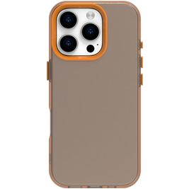 Mobigear Crystal iPhone 16 Pro Max Hoesje Hardcase Backcover - Oranje