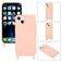 Mobigear Lanyard iPhone 14 Plus Siliconen Hoesje met koord - Roze