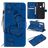 Mobigear Butterfly Huawei P Smart Z Hoesje Bookcase Portemonnee - Blauw